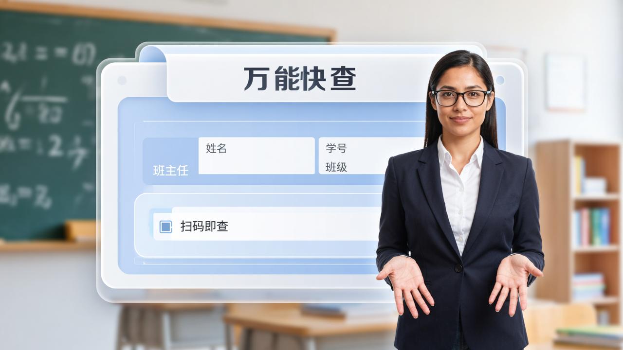 分班查询系统怎么做：万能快查扫码即查互不看到