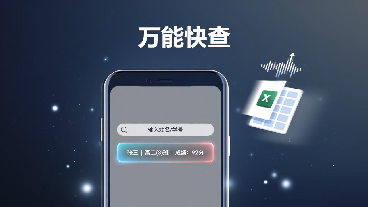 查询系统小程序：从Excel手动查到扫码即查，万能快查让查询快10倍