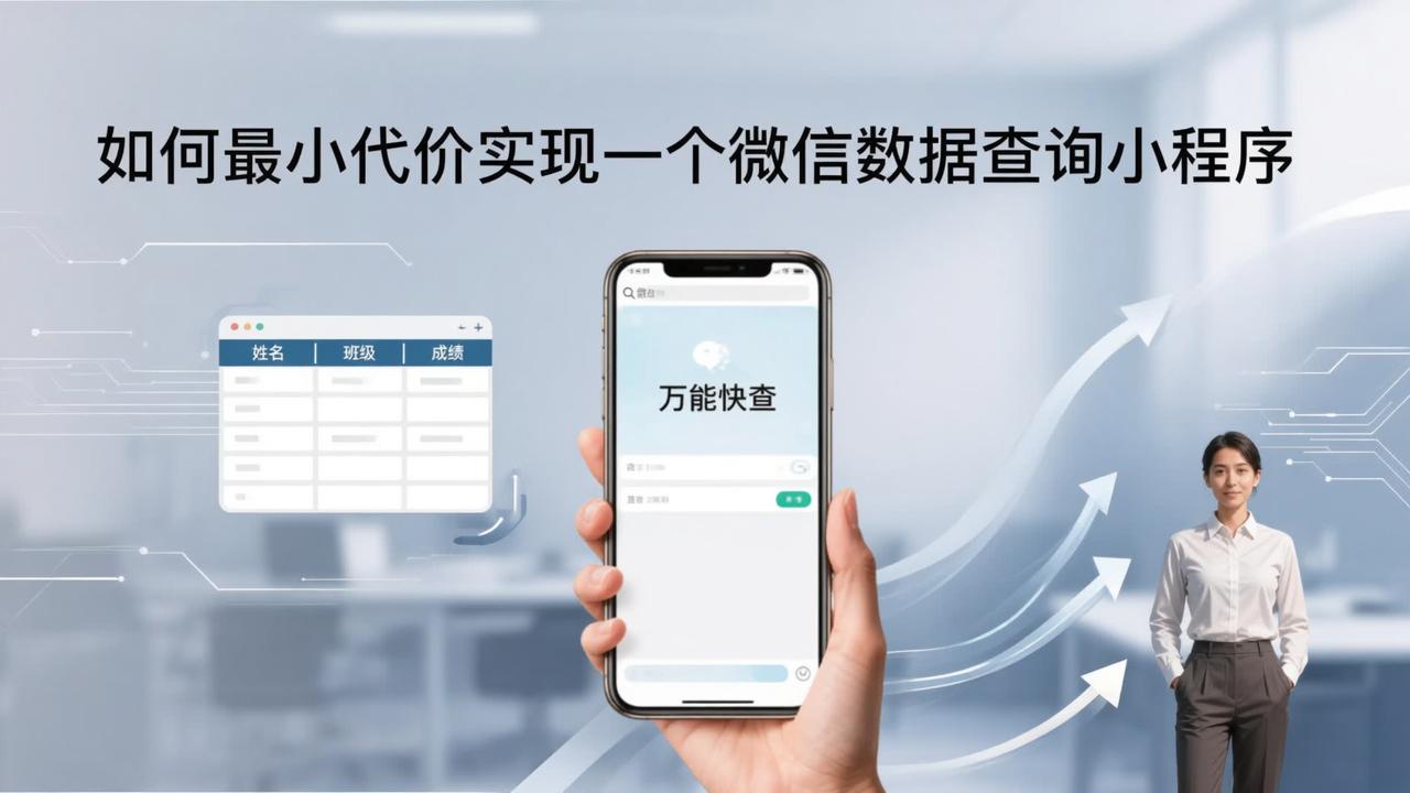 如何最小代价实现一个微信数据查询小程序