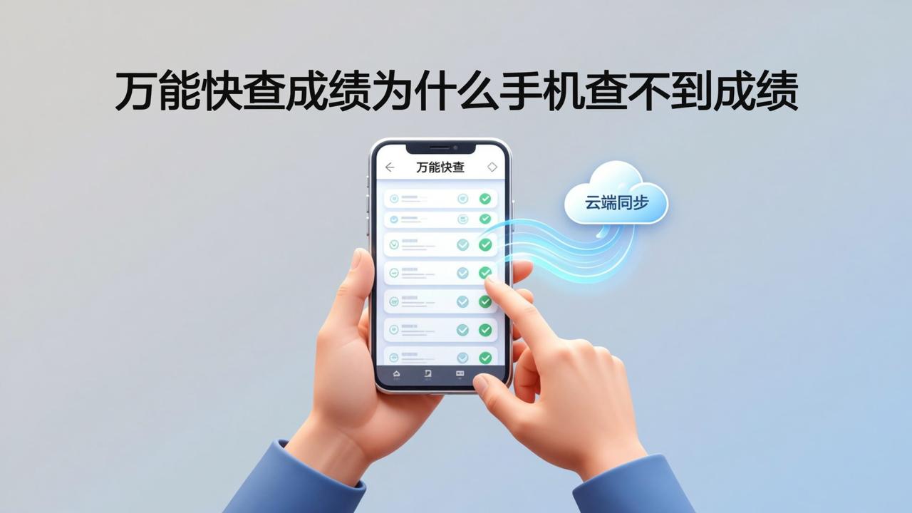 万能快查成绩为什么手机查不到成绩