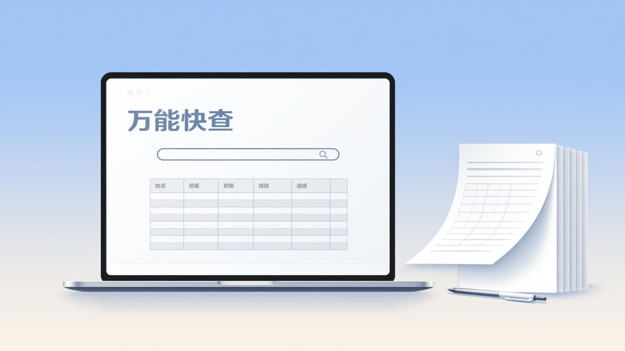 怎么做一个简单的查询系统