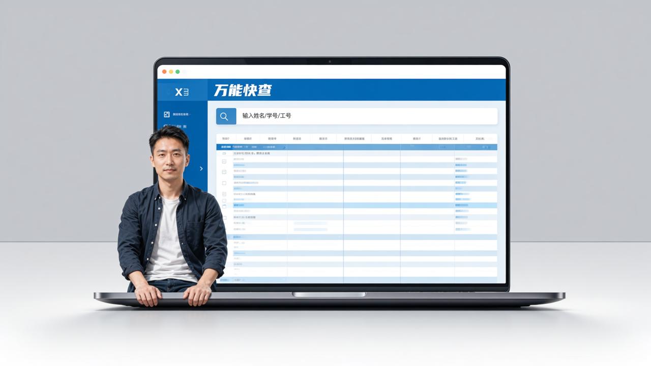 如何用excel制作查询系统