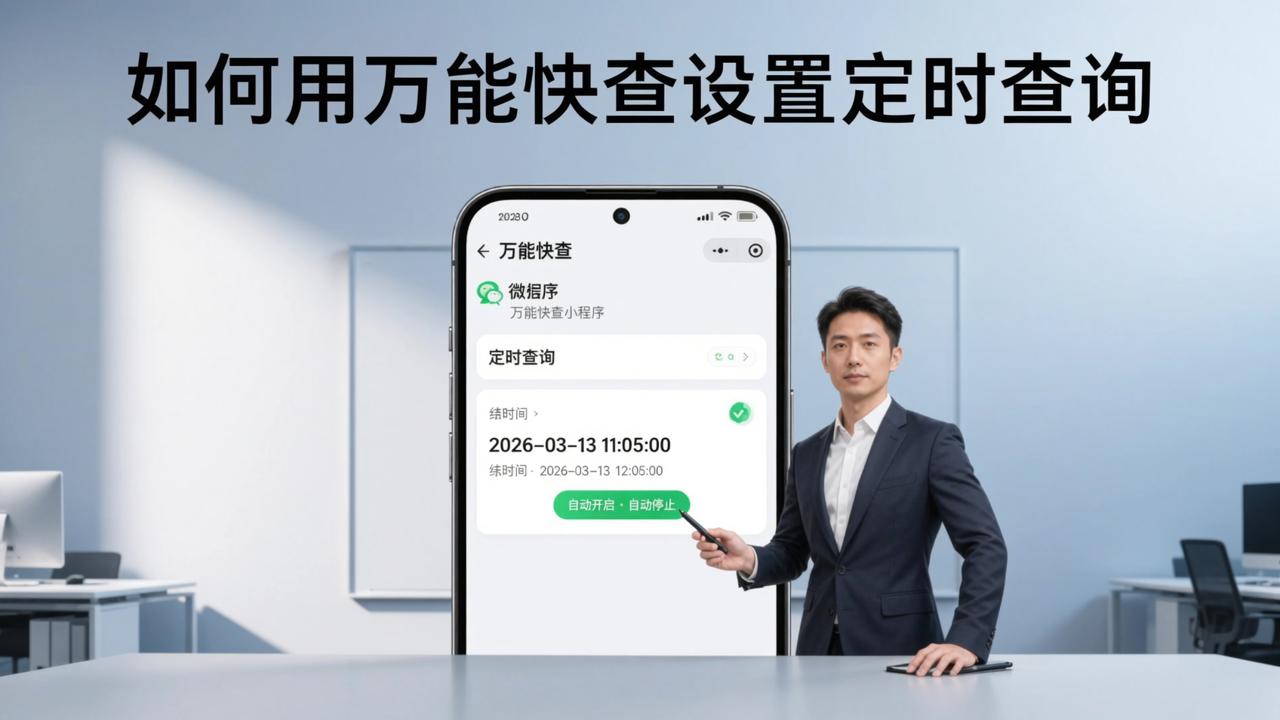 如何用万能快查设置定时查询：万能快查，自动开启自动停止不用守着