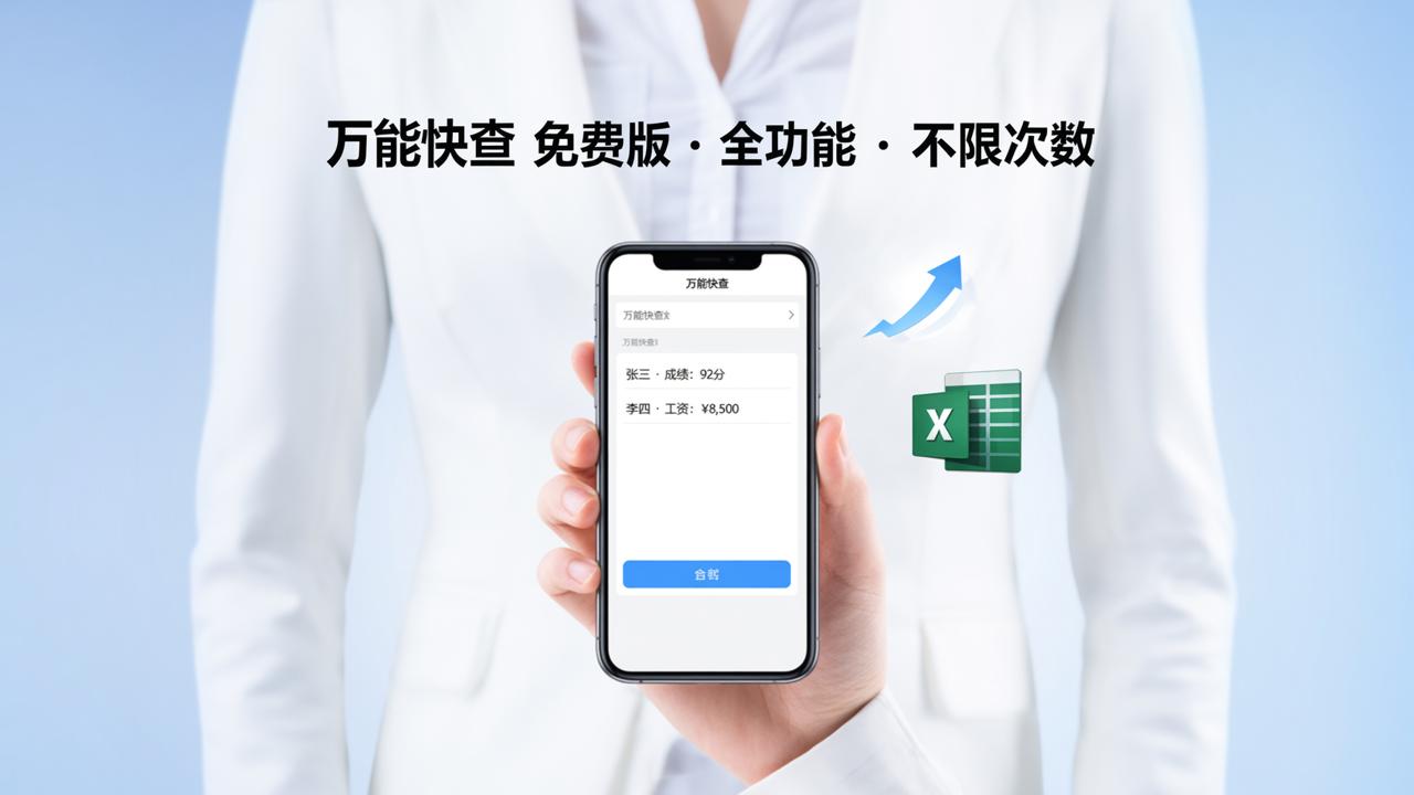 免费查询系统哪个好用？「万能快查」免费版功能全不限次数