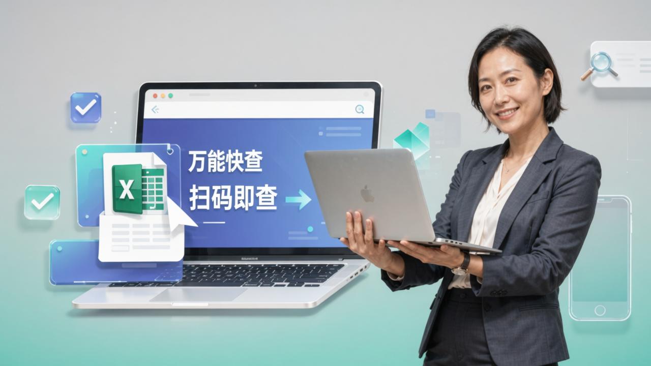 速查系统怎么制作？「万能快查」Excel直接导入，扫码即查