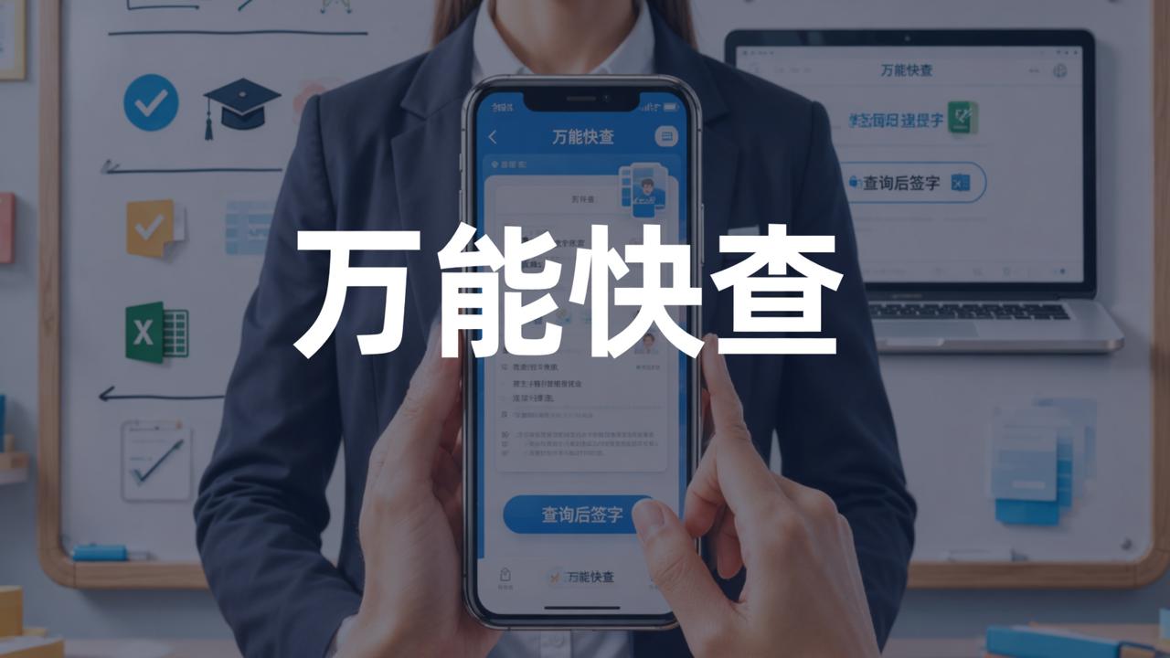 查询签字的软件有哪些？万能快查在线签字确认，查询后签名留痕