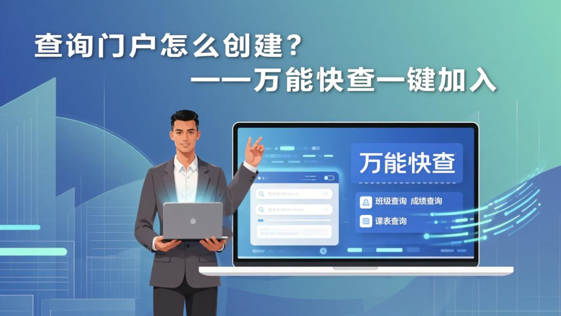 查询门户怎么创建？「万能快查」加入查询门户，常用查询随时可查