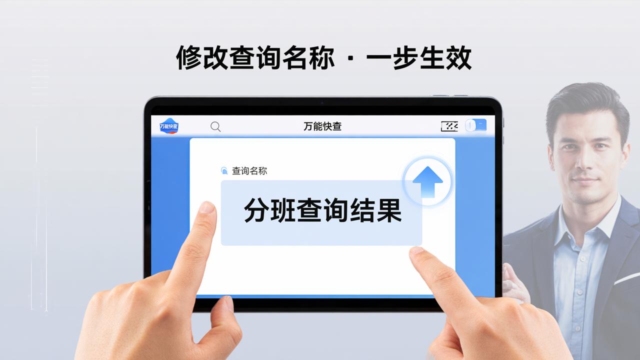 查询名称怎么修改？「万能快查」修改查询名称功能，分享卡片标题自定义