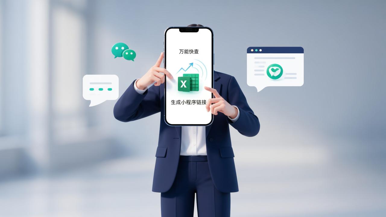 查询链接怎么生成小程序链接？「万能快查」生成小程序链接，网页/公众号/聊天都能发