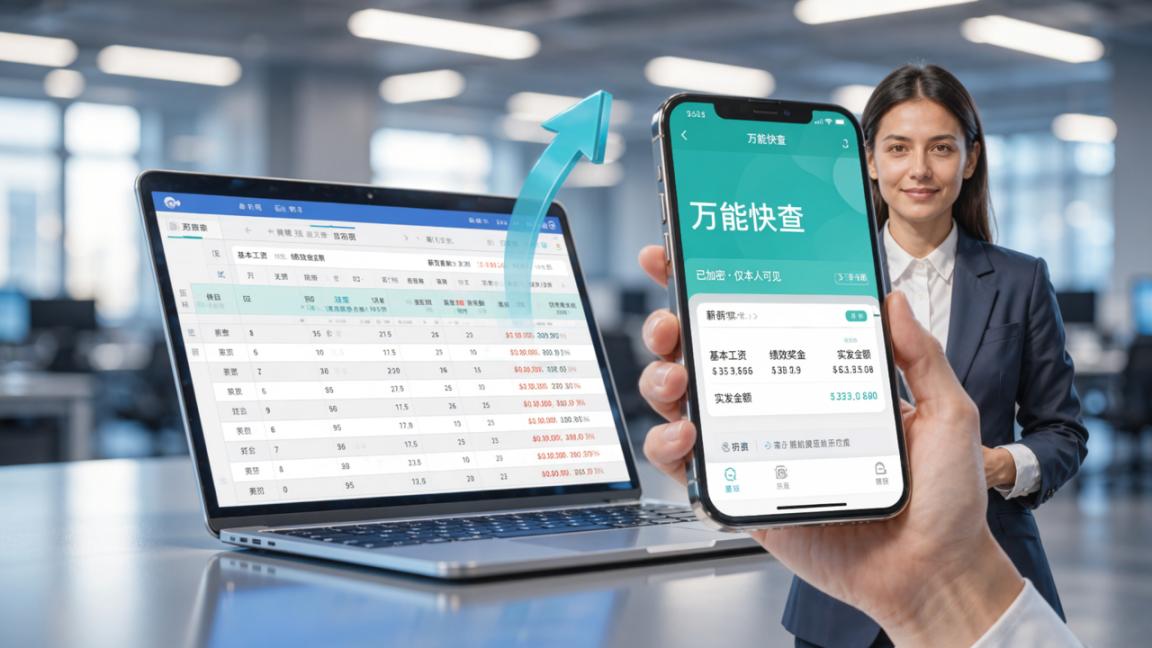 工资条查询系统：万能快查，Excel导入一键生成工资条