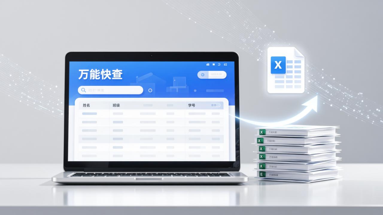 Excel转查询系统怎么做：万能快查，上传Excel一键生成查询页面免编程