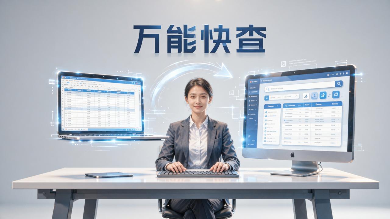 Excel转查询系统：万能快查，Excel表格一键变查询门户零基础