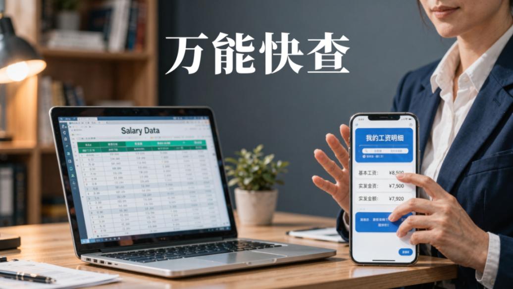员工工资条每月打印200张再逐个发？万能快查，Excel导入生成查询页，手机一查工资明细清清楚楚